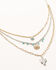 Image #1 - Shyanne Women's Cactus Layered Necklace, Silver, hi-res