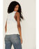 Image #4 - Cleo + Wolf Women's May Contain Tequila Tie Dye Tank , Ivory, hi-res