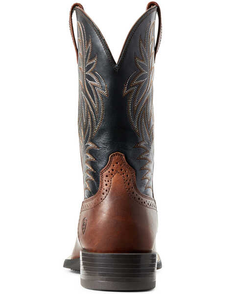 Image #3 - Ariat Men's Candy Western Performance Boots - Square Toe, Black/brown, hi-res
