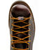 Image #6 - Thorogood Men's Walnut Roofer USA Work Boots - Soft Toe, Black, hi-res
