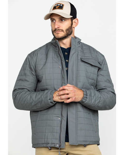 Image #1 - Wrangler Men's Chore Quilted Jacket , Slate, hi-res