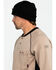 Cinch Men's FR Henley Long Sleeve Work T-Shirt , Beige/khaki, hi-res