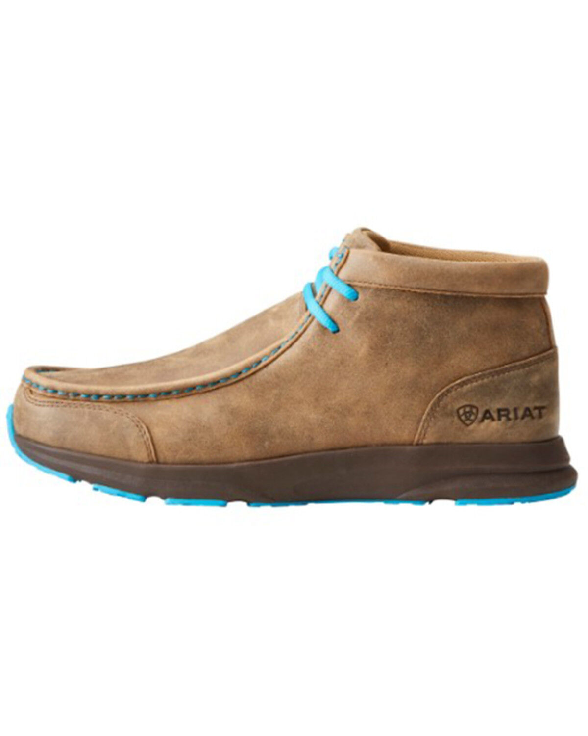 Image #2 - Ariat Men's Spitfire Shoes - Moc Toe, Dark Brown, hi-res