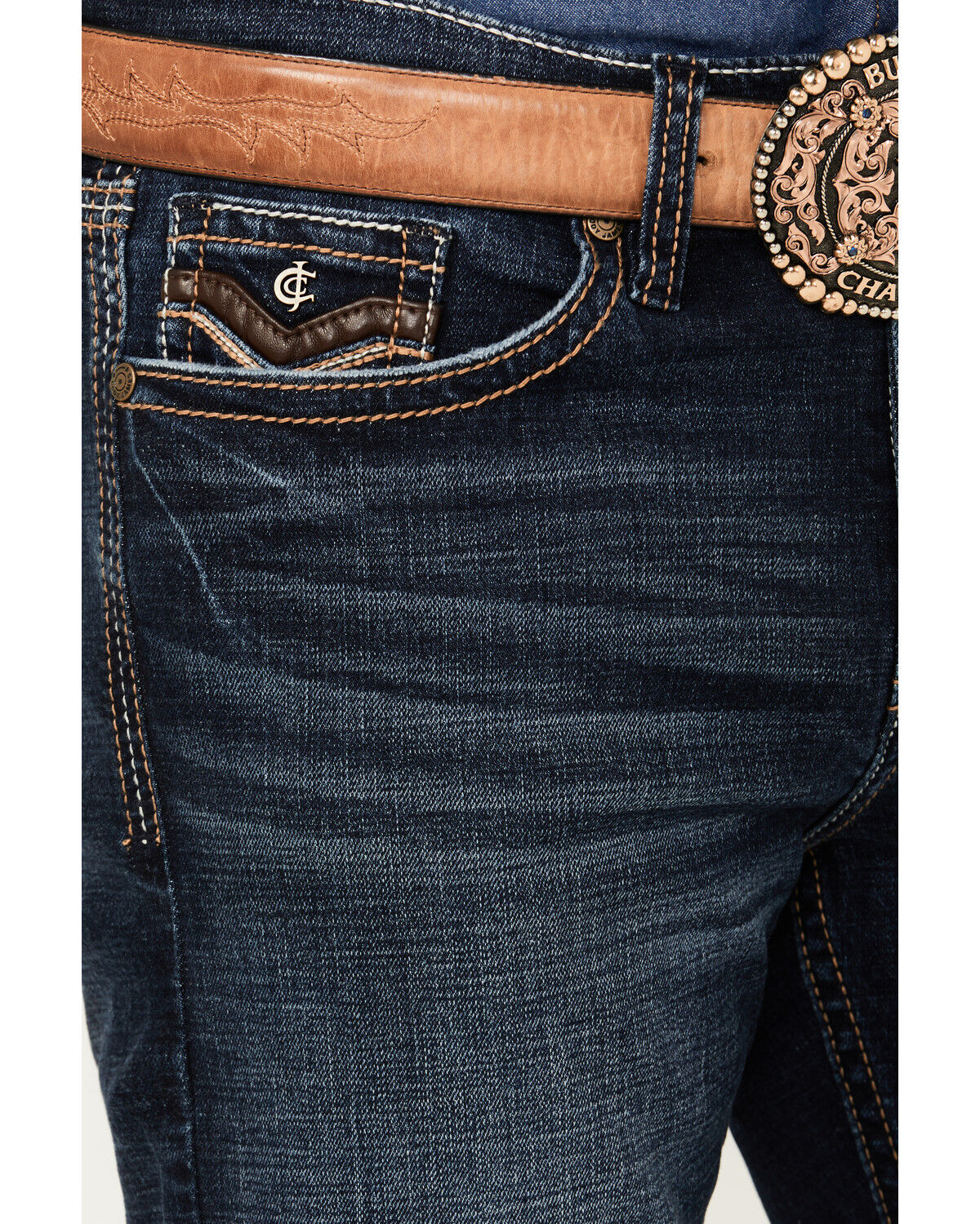 Image #2 - Cody James Men's Duke Relaxed Bootcut Stretch Denim Jeans, Dark Wash, hi-res