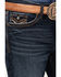 Image #2 - Cody James Men's Duke Relaxed Bootcut Stretch Denim Jeans, Dark Wash, hi-res