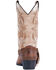 Laredo Women's Myra Ankle Fringe Western Boots - Square Toe, Sand, hi-res
