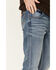 Wrangler Retro Men's Burleson Light Wash Relaxed Bootcut Jeans - Tall , Blue, hi-res
