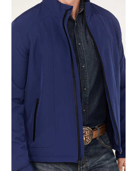 Image #3 - RANK 45® Men's Woodloch Softshell Jacket, Royal Blue, hi-res