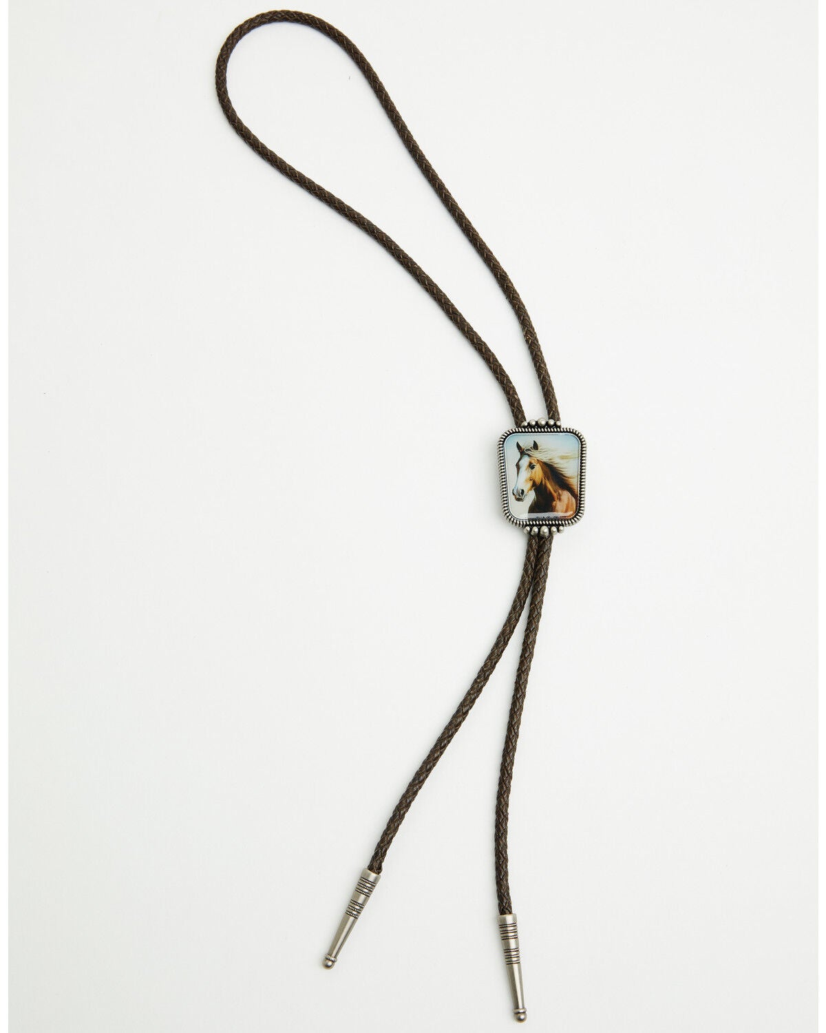 Shyanne Women's American Heritage Bolo Tie, Brown, hi-res