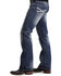 Image #2 - Stetson Rock Fit Bold X Stitched Jeans - Big & Tall, Med Wash, hi-res