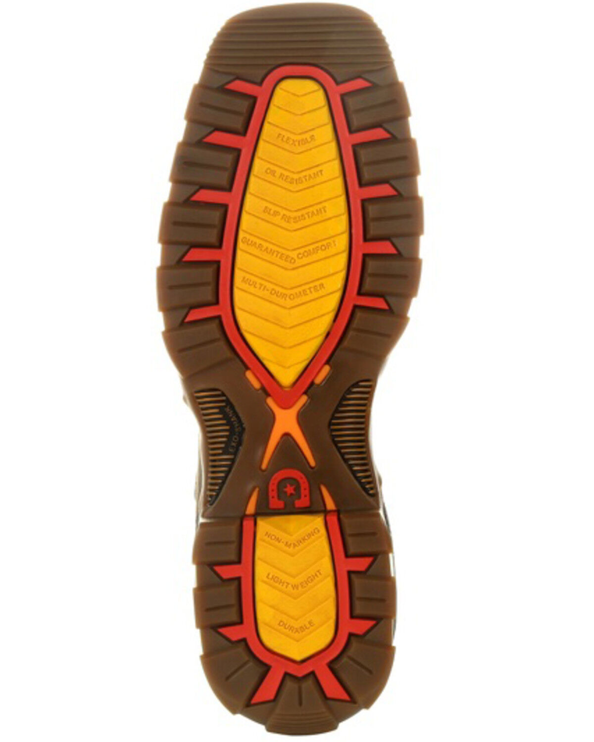 Image #4 - Durango Men's Maverick XP Waterproof Western Work Boots - Soft Toe, Chocolate, hi-res