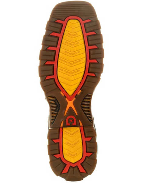 Image #4 - Durango Men's Maverick XP Waterproof Western Work Boots - Soft Toe, Chocolate, hi-res