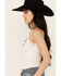 Image #2 - Mainstrip Women's J'adore Cowboys Rhinestone Cropped Tank Top, , hi-res