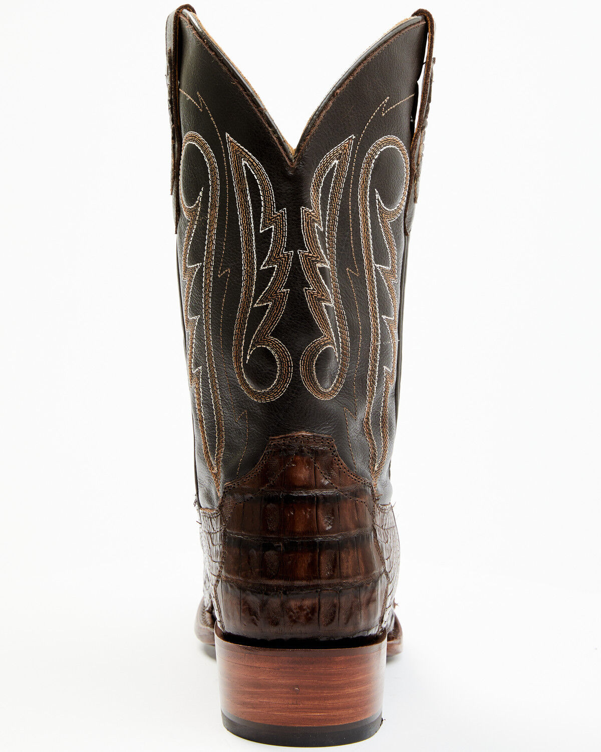 Image #5 - Cody James Men's Exotic Caiman Western Boots - Round Toe, Brown, hi-res
