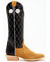 Image #2 - Hondo Boots Men's Roughout Western Boots - Broad Square Toe, Brown, hi-res