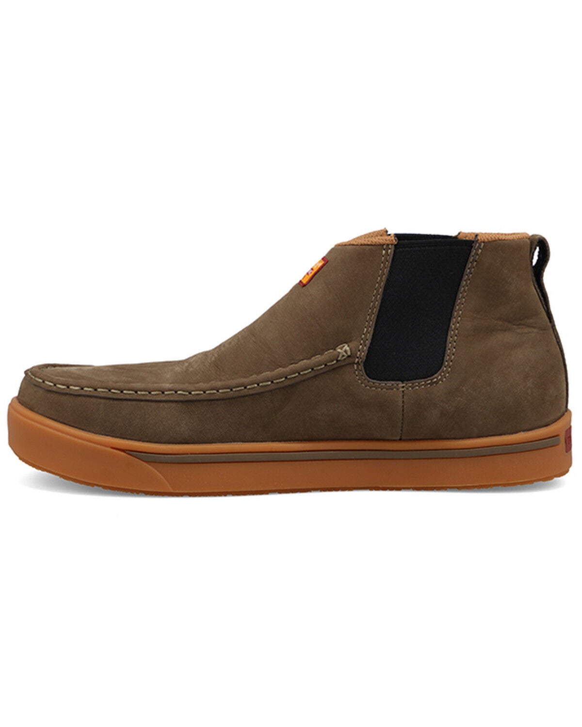 Image #3 - Twisted X Men's 4" Work Chelsea Kicks - Nano Toe, Taupe, hi-res