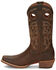 Image #3 - Justin Men's Puncher Brown Western Boots - Broad Square Toe, , hi-res
