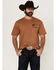 Image #1 - Howitzer Men's Freedom Defend Short Sleeve Graphic T-Shirt, Tan, hi-res