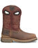 Image #2 - Double H Men's 11" Brock Western Work Boots - Composite Toe, Red, hi-res