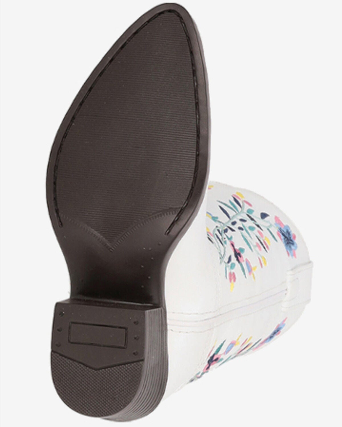 Image #6 - Smoky Mountain Girls' Lacey Western Boots - Round Toe, White, hi-res