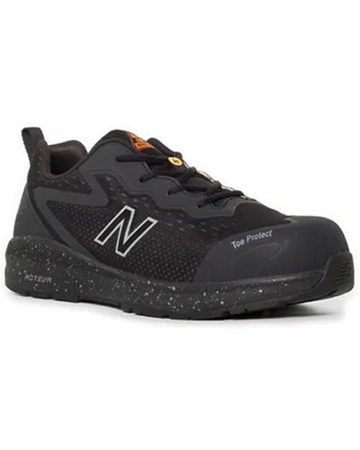 New Balance Men's Logic Lace-Up Work Shoes - Composite Toe, Black, hi-res