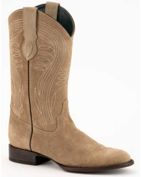 Image #1 - Ferrini Men's Roughrider Roughout Western Boots - Medium Toe , , hi-res