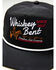 Image #3 - Whiskey Bent Men's All American Ball Cap, Black, hi-res
