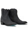 Image #1 - Lane Women's Plain Jane Western Booties - Round Toe, Black, hi-res