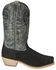 Image #2 - Smoky Mountain Men's Santa Fe Performance Western Boots - Square Toe, Black, hi-res