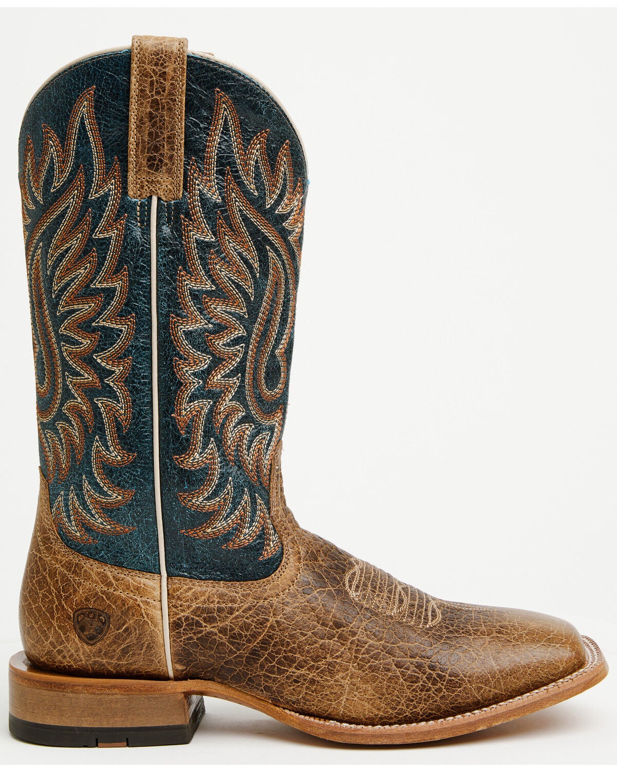 Image #2 - Ariat Men's Gold Point Western Boots - Broad Square Toe, Brown, hi-res