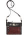 Image #1 - American West Women's Trail Rider Crossbody Bag, Chocolate, hi-res