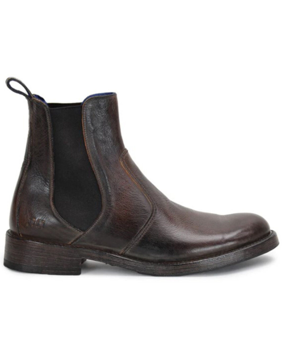 Image #2 - Bed Stu Men's Nando Chelsea Boots - Round Toe, Black, hi-res