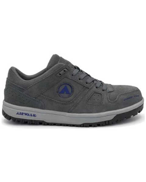 Airwalk Men's Mongo Lace-Up Work Shoes - Composite Toe, Grey, hi-res