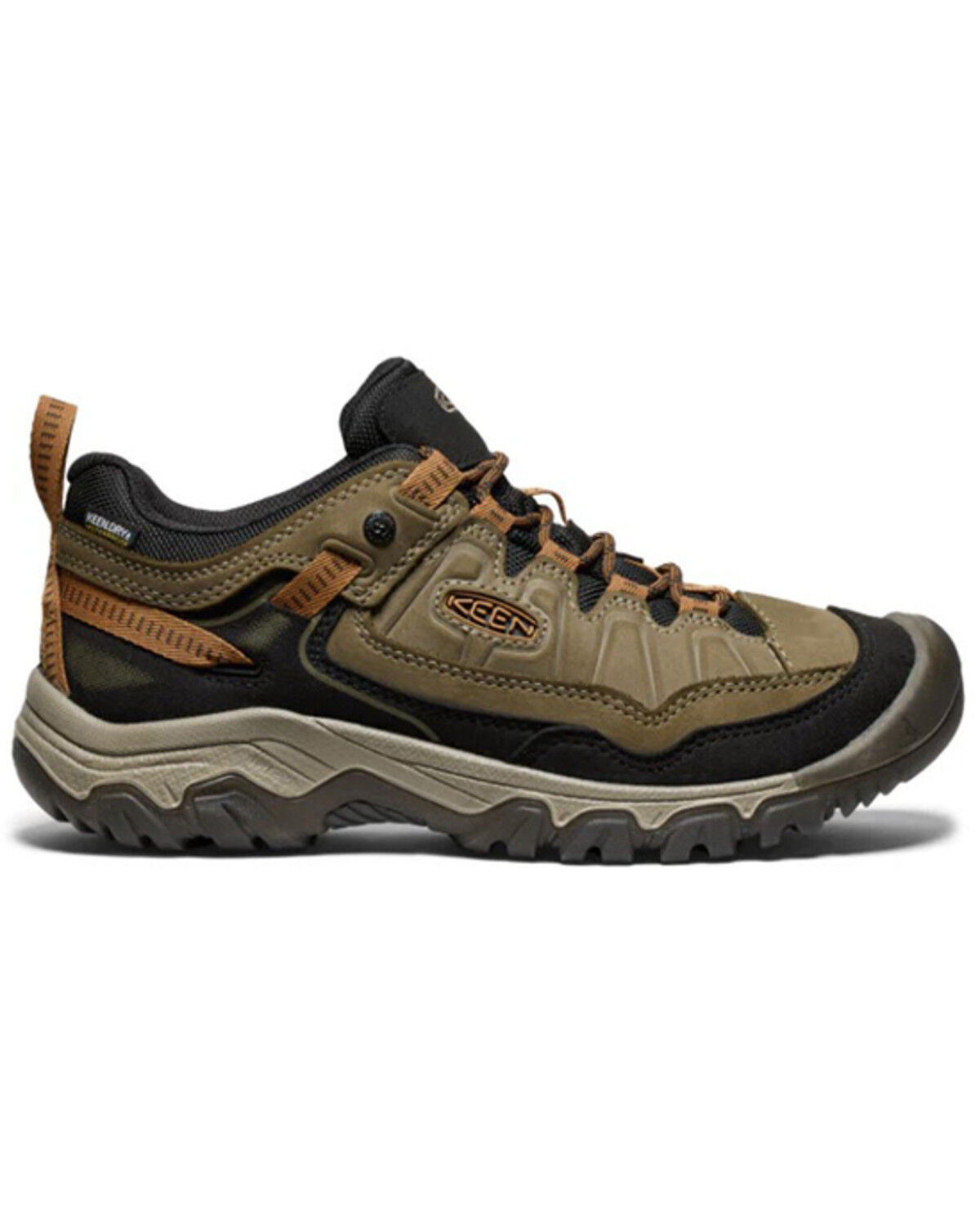 Image #2 - Keen Men's Targhee IV Wide Waterproof Hiking Shoes - Soft Toe, Pecan, hi-res