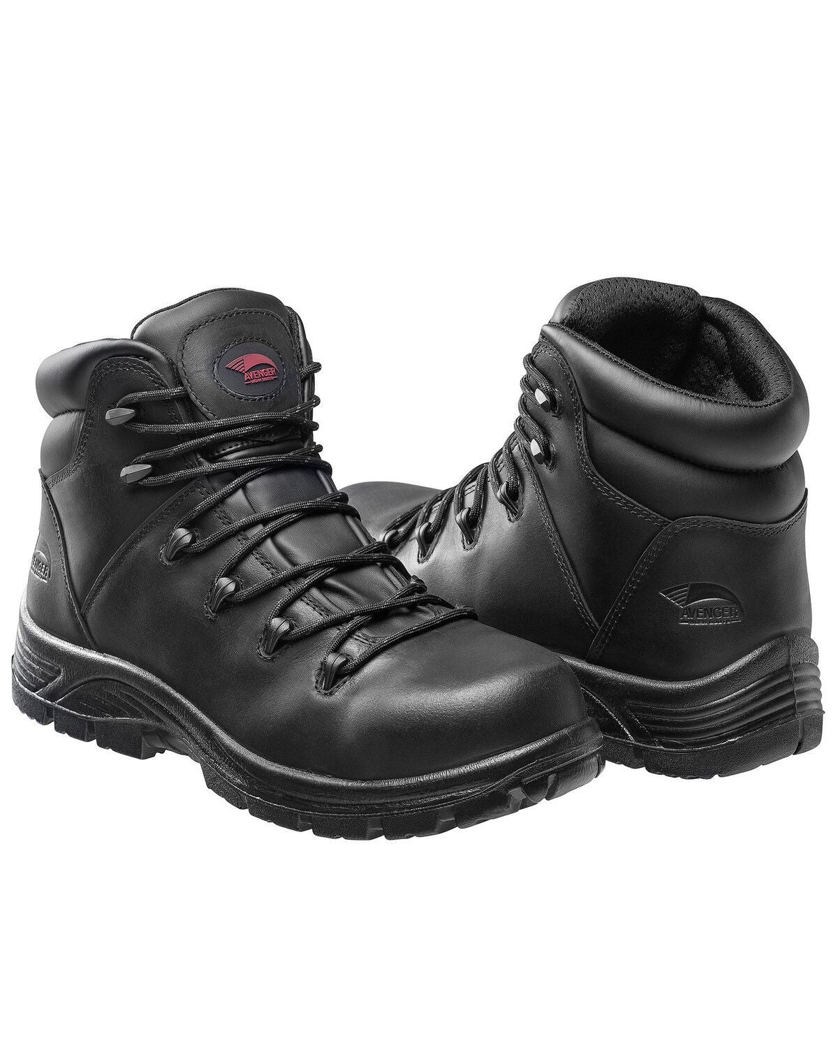 Image #7 - Avenger Men's Plain Waterproof Work Boots - Soft Toe, , hi-res