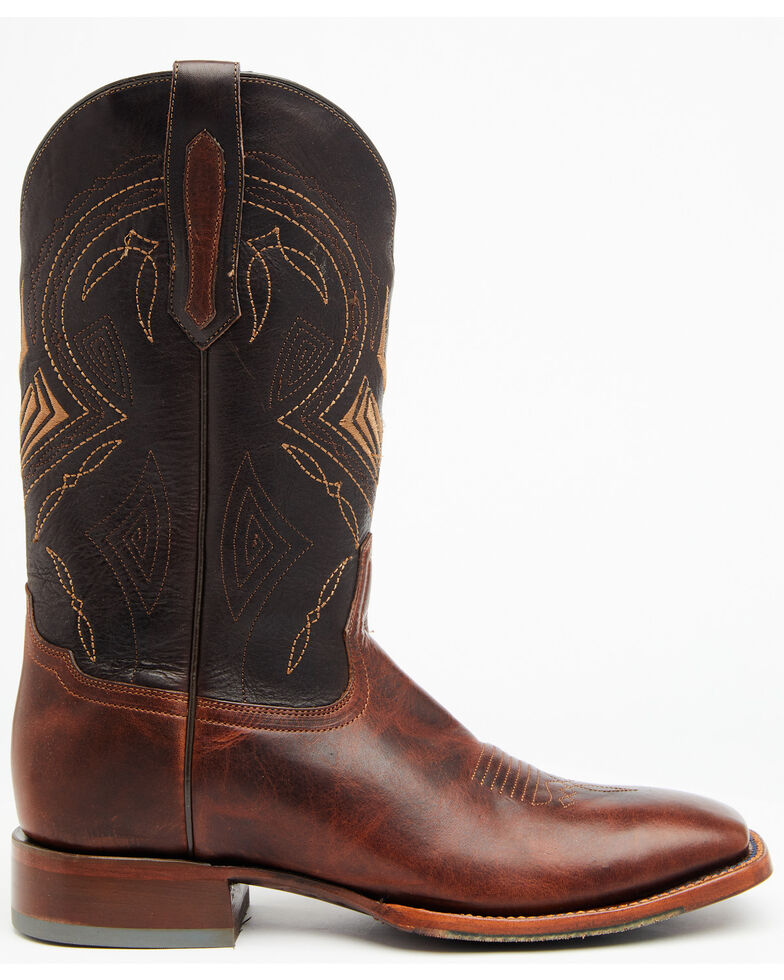 Cody James Men's Honey Black Western Boots - Wide Square Toe - Country ...