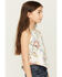 Image #2 - Shyanne Girls' Paisley Print Halter Tank Top, Cream, hi-res