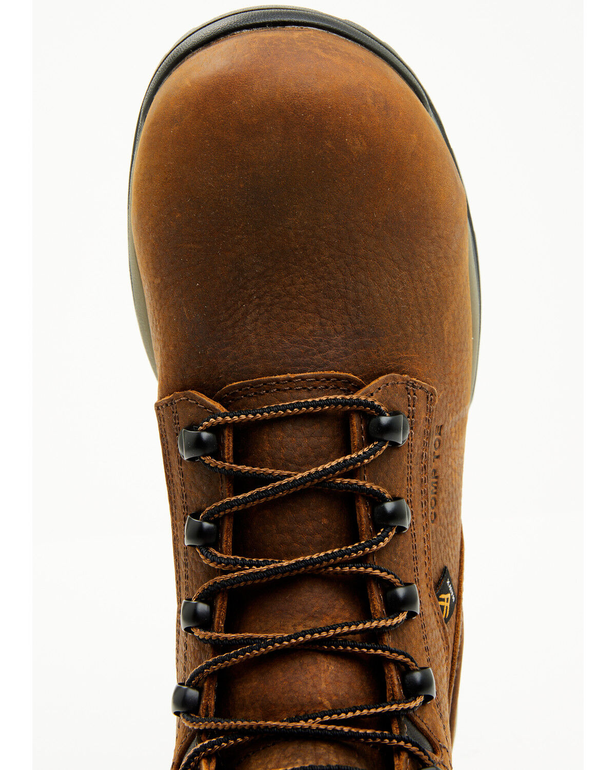 Image #6 - Hawx Men's Enforcer Pro Work Boots - Composite Toe, Brown, hi-res