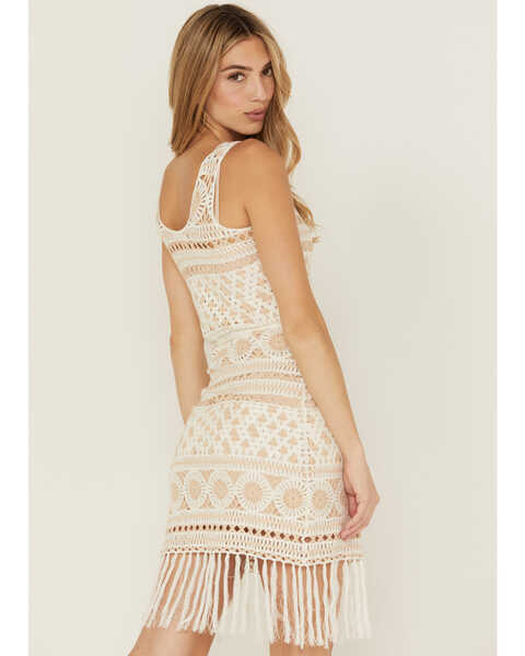 Image #4 - Idyllwind Women's Eaglewood Crochet Dress, White, hi-res