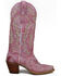 Image #2 - Dan Post Women's Cherry Bomb Tall Western Boot - Snip Toe, Pink, hi-res