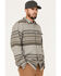 Image #2 - Brothers and Sons Men's Fine Line Stripe Everyday Long Sleeve Button Down Western Flannel Shirt , Sand, hi-res