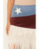 Image #2 - Vocal Women's Star Fringe Skirt, Navy, hi-res