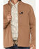 Image #3 - RANK 45&reg; Men's Richwood Solid Softshell Jacket - Tall, Lt Brown, hi-res