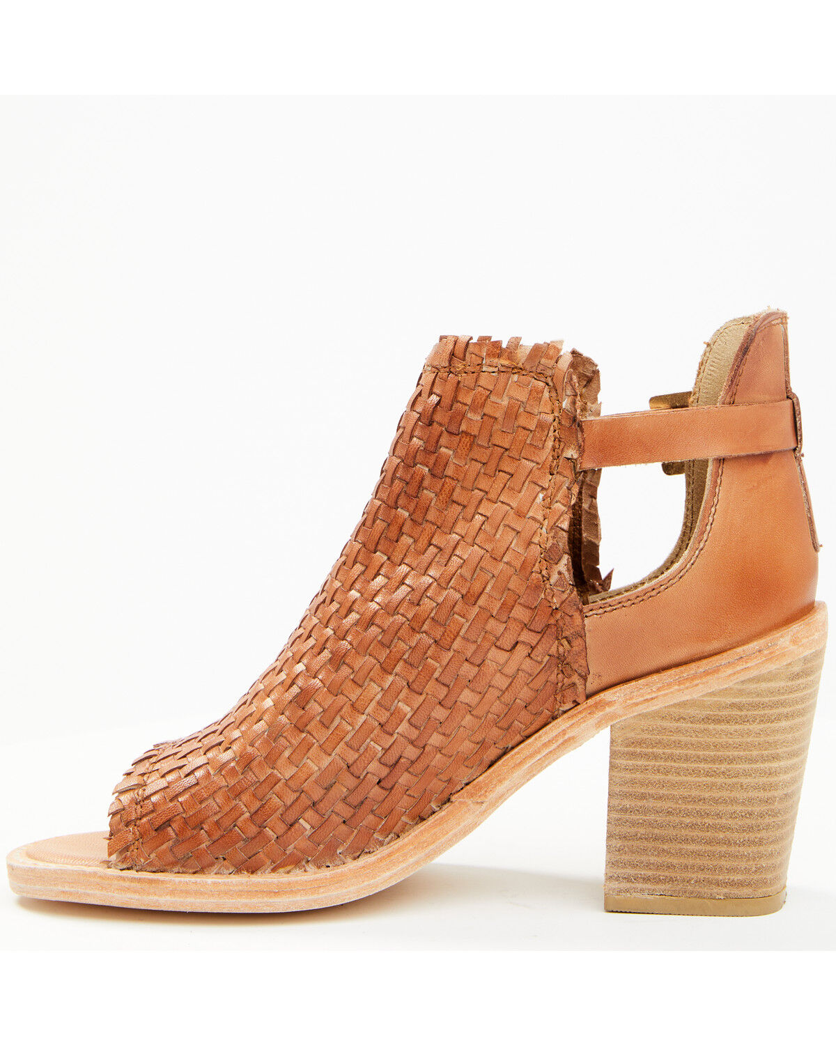 Image #3 - Diba True Women's Zest Open Toe Boots - Round Toe, Tan, hi-res