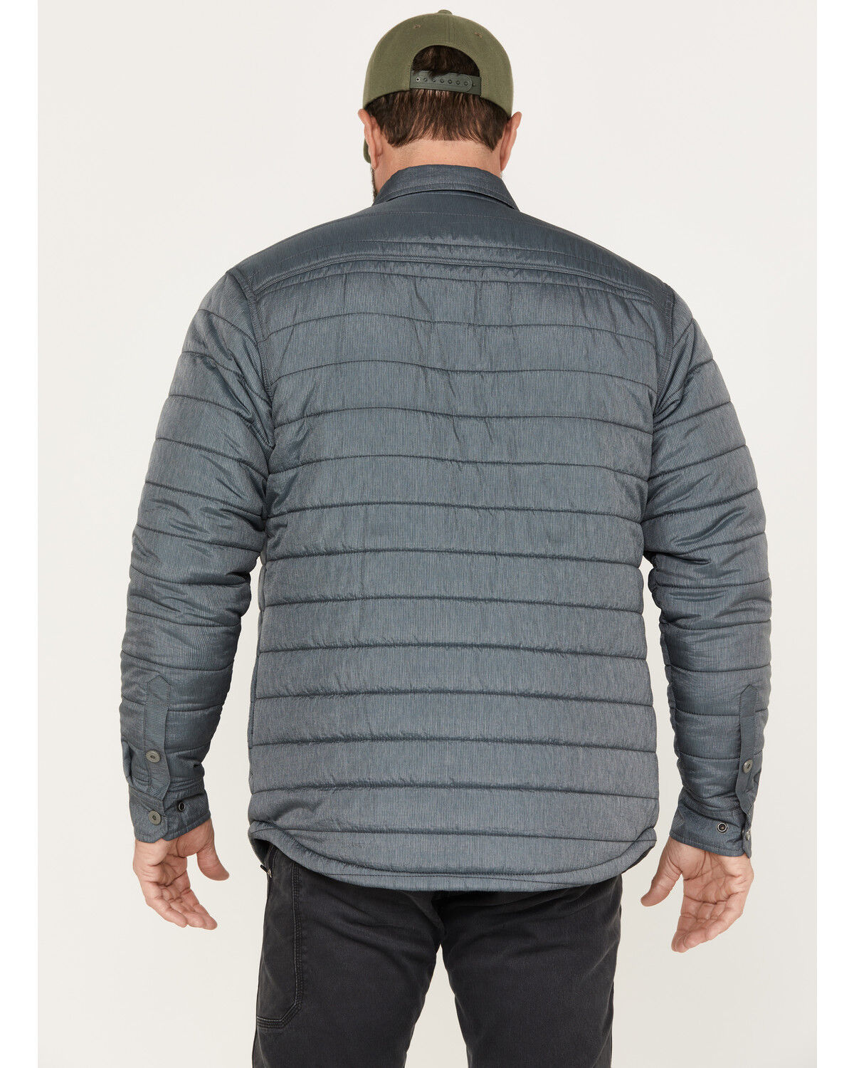 Image #4 - Dakota Grizzly Men's Lucas Quilted Lightweight Fleece Lined Jacket, Grey, hi-res