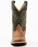 Image #4 - Smoky Mountain Boys' Jesse Bison Leather Print Boot - Square Toe, Brown, hi-res