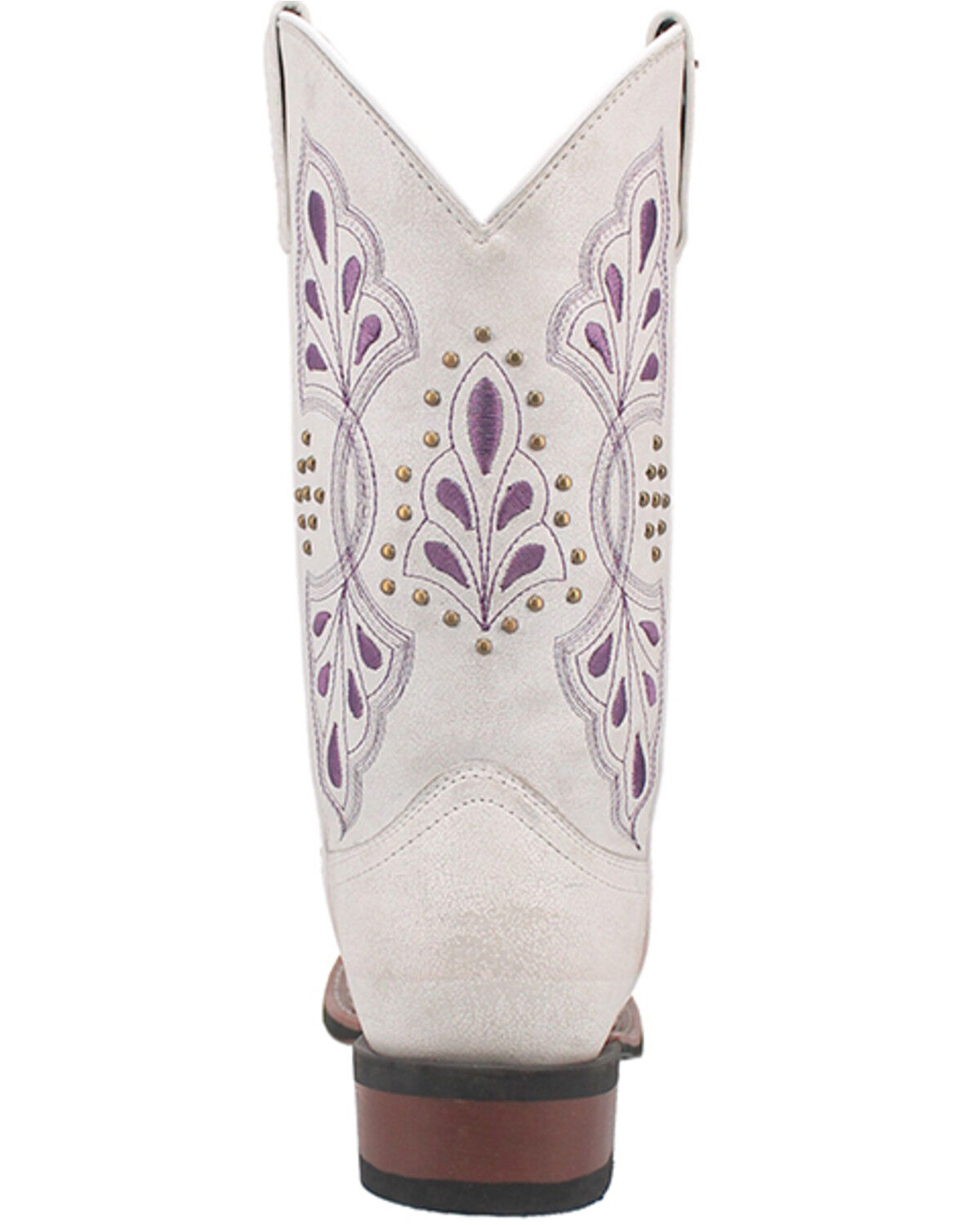 Image #5 - Laredo Women's Dionne Western Boots - Broad Square Toe, White, hi-res