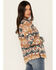 Image #2 - Idyllwind Women's Southwestern Striped Shacket, Medium Brown, hi-res