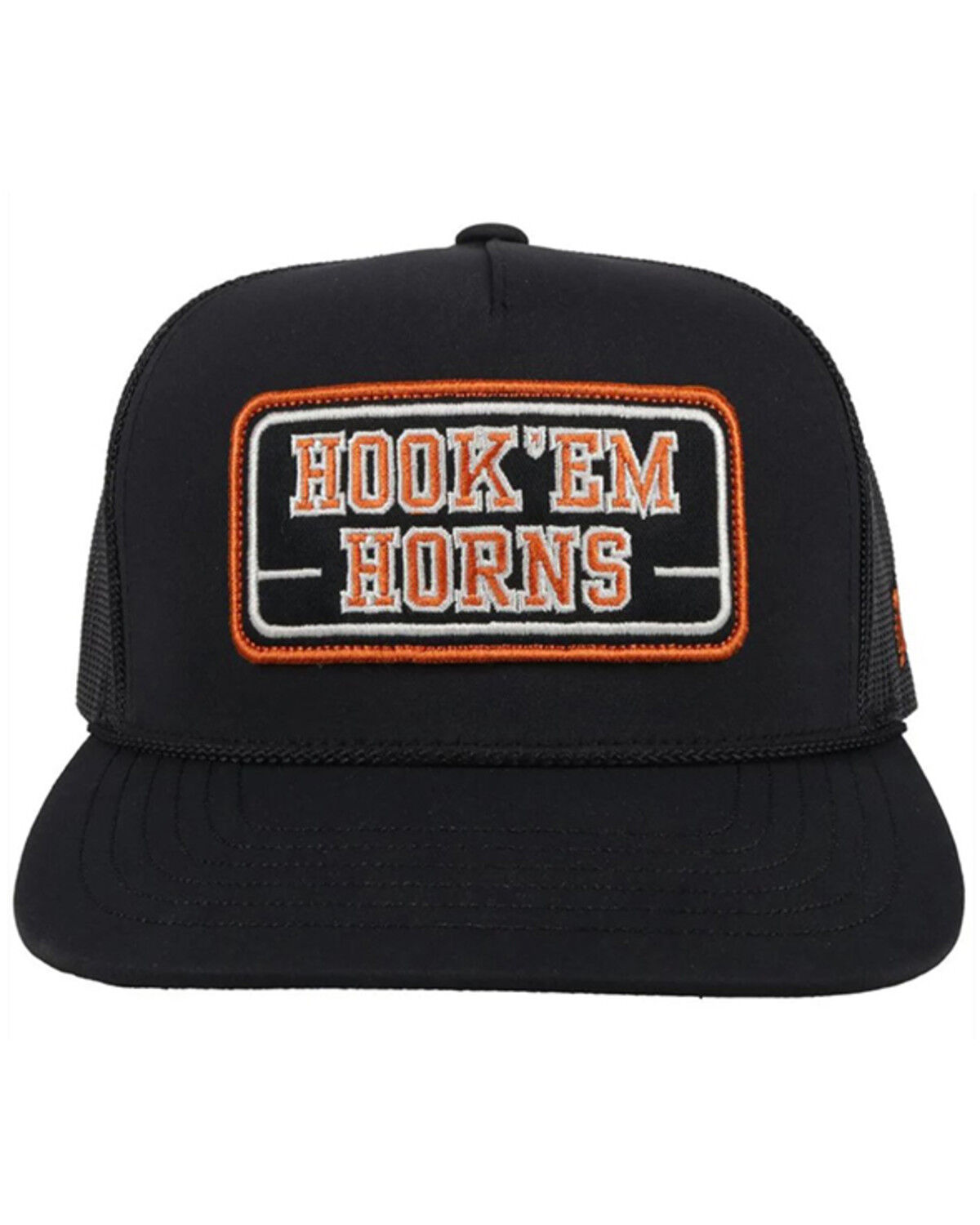Image #3 - Hooey Men's Hook Em' Horns Trucker Cap, Black, hi-res