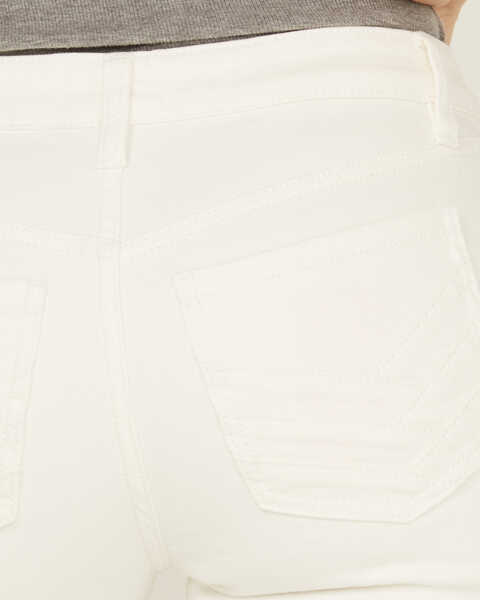 Image #4 - Shyanne Women's Mr. Flare Mid Rise White Cloud Dancer Flare Jeans, White, hi-res